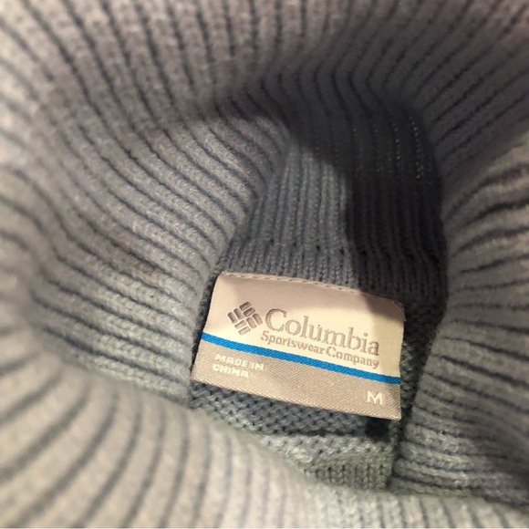 Columbia Snowflake Lotsa Loft Turtleneck Sweater Size M - Picture 3 of 7